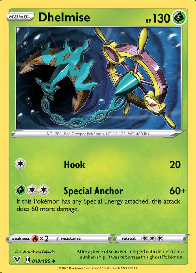 Dhelmise - Vivid Voltage 019/185 - Uncommon