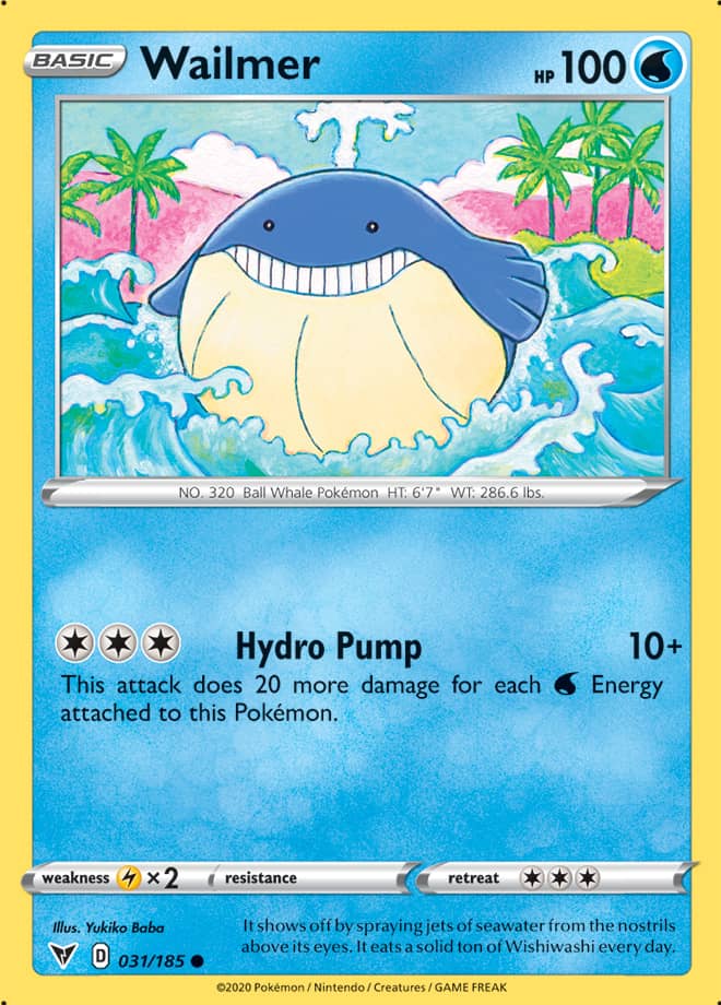 Wailmer - Vivid Voltage 031/185 - Common