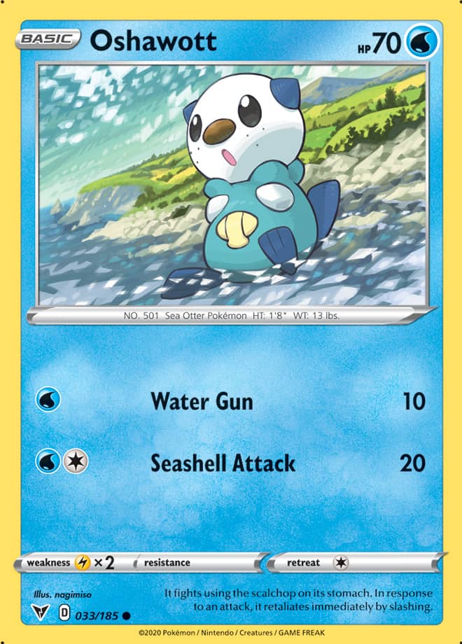 Oshawott - Vivid Voltage 033/185 - Common
