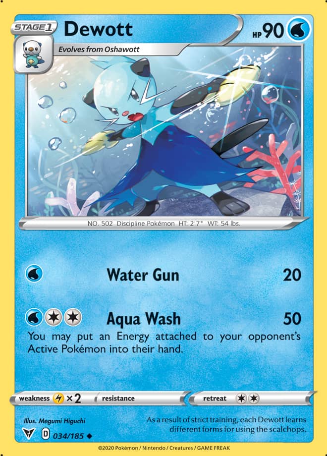 Dewott - Vivid Voltage 034/185 - Uncommon