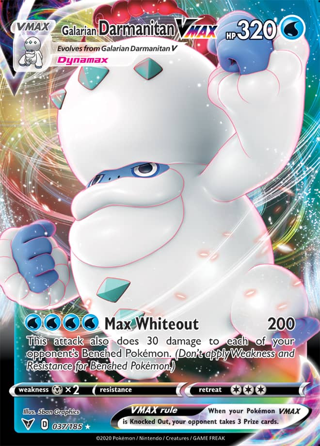 Galarian Darmanitan VMAX - Vivid Voltage 037/185 - Ultra Rare