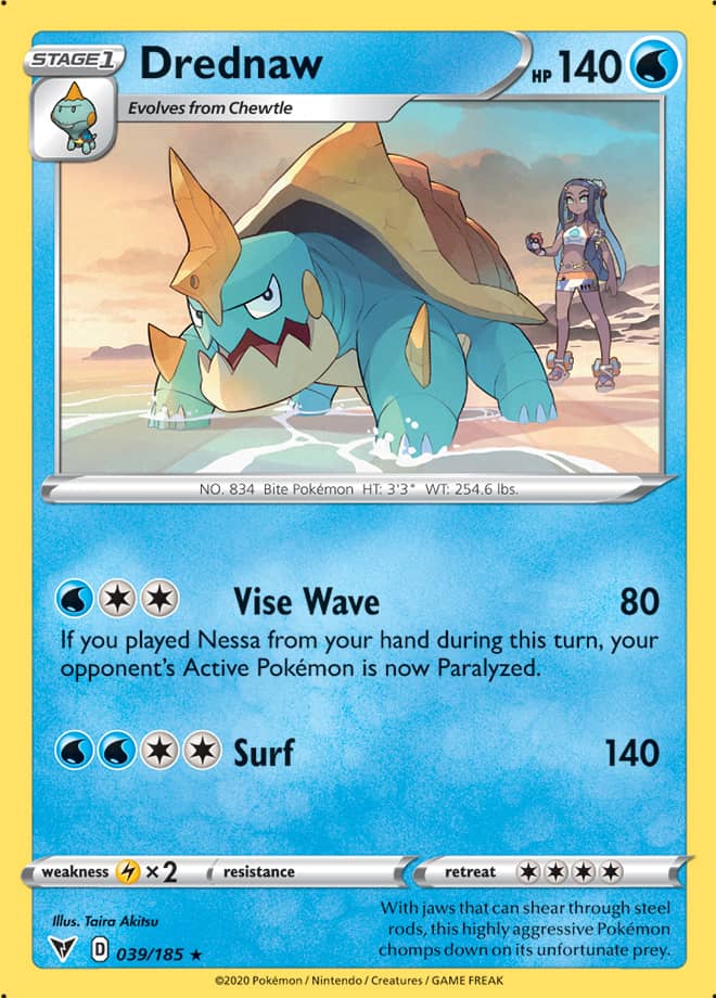 Drednaw - Vivid Voltage 039/185 - Rare
