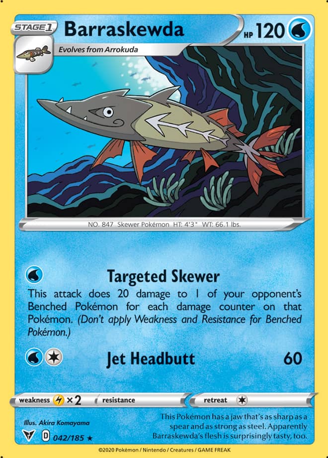 Barraskewda - Vivid Voltage 042/185 - Rare