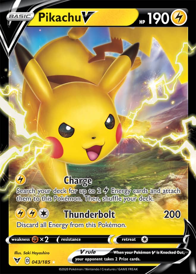 Pikachu V - Vivid Voltage 043/185 - Ultra Rare