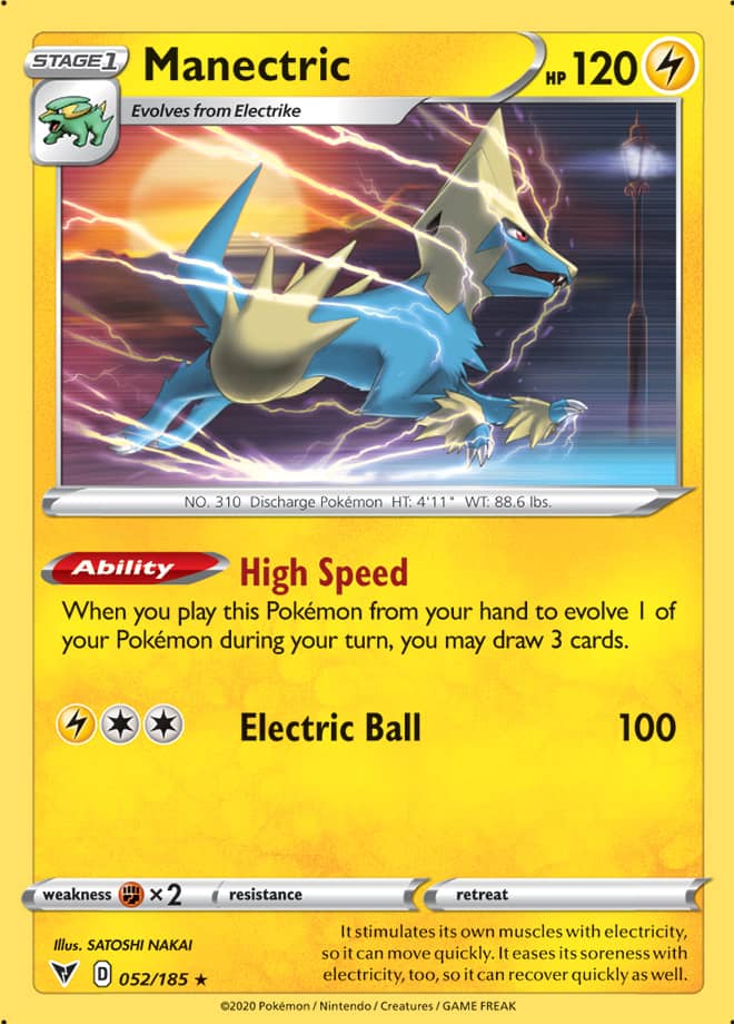 Manectric - Vivid Voltage 052/185 - Rare