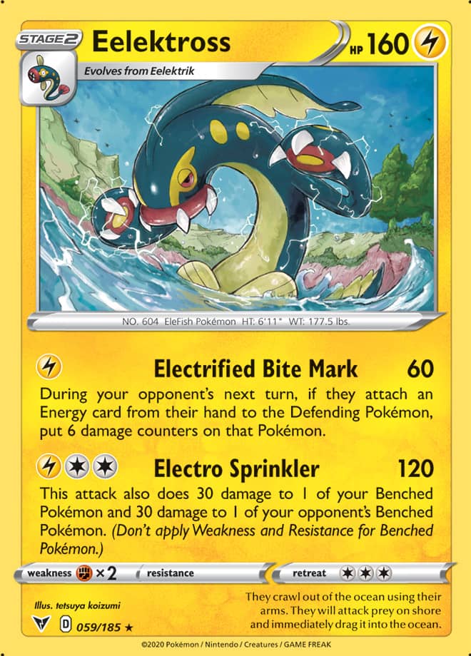 Eelektross - Vivid Voltage 059/185 - Rare
