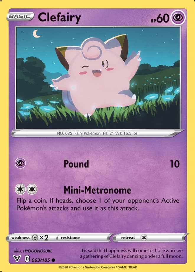 Clefairy - Vivid Voltage 063/185 - Common