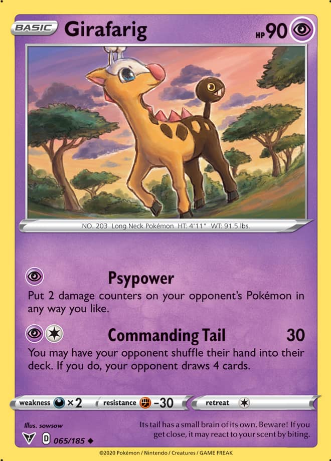 Girafarig - Vivid Voltage 065/185 - Uncommon