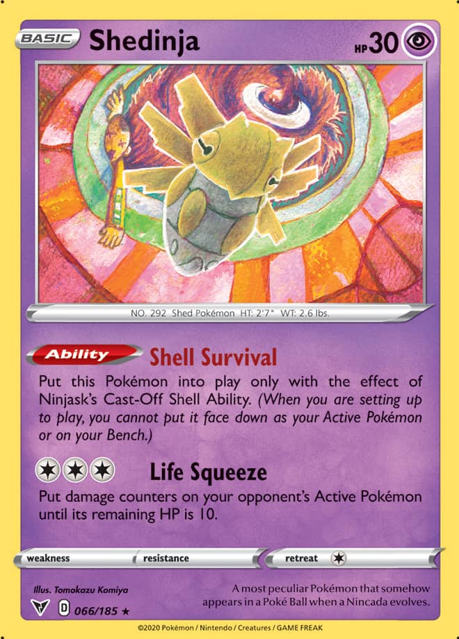 Shedinja - Vivid Voltage 066/185 - Rare