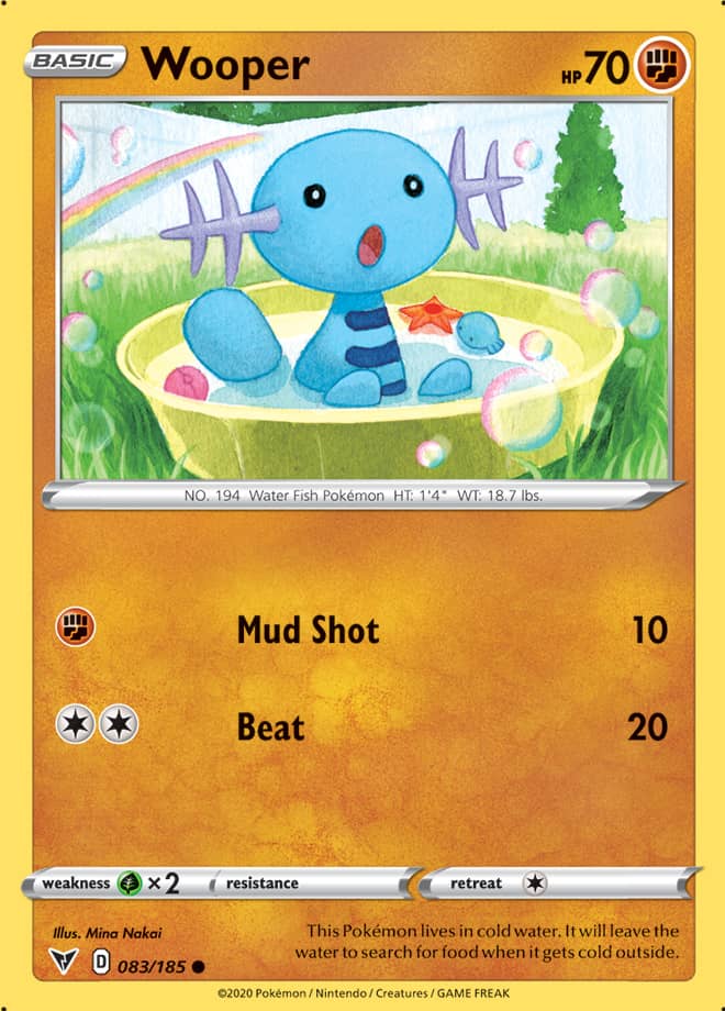 Wooper - Vivid Voltage 083/185 - Common
