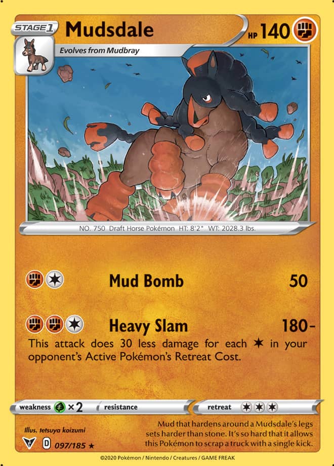 Mudsdale - Vivid Voltage 097/185 - Rare