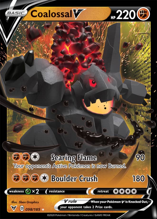 Coalossal V - Vivid Voltage 098/185 - Ultra Rare