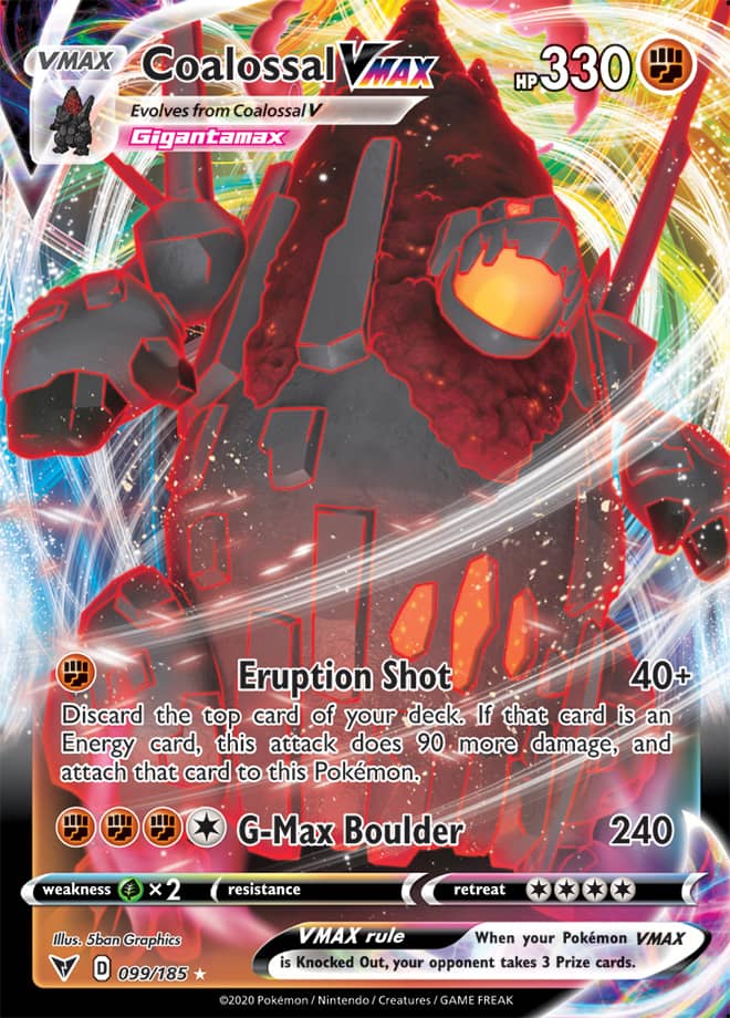 Coalossal VMAX - Vivid Voltage 099/185 - Ultra Rare