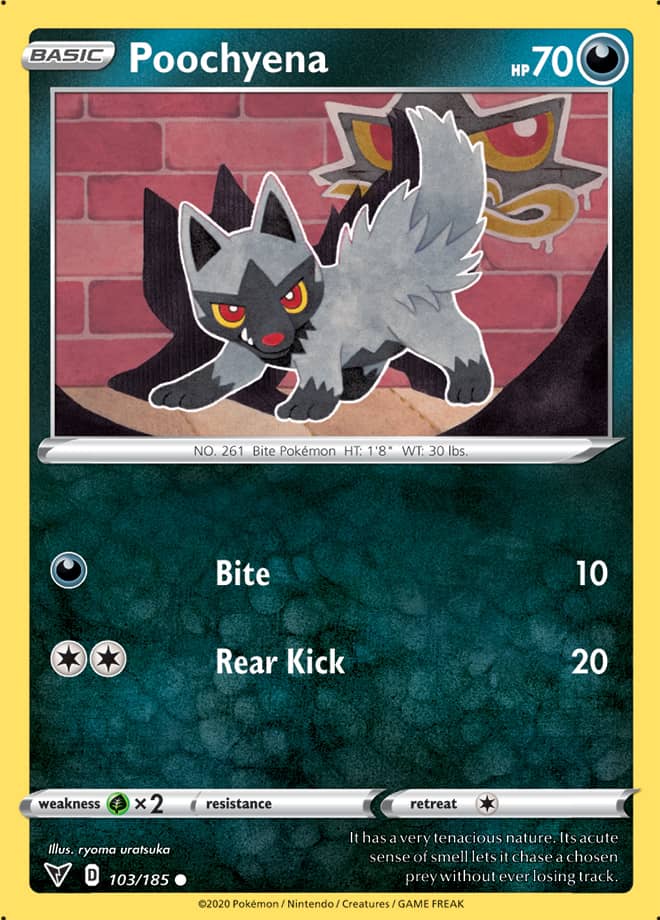 Poochyena - Vivid Voltage 103/185 - Common