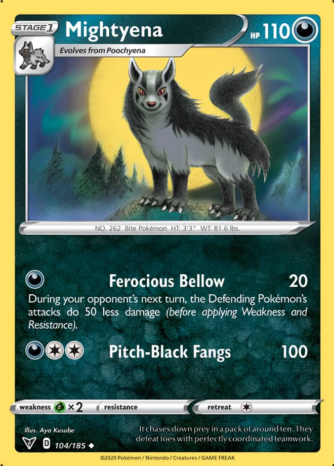 Mightyena - Vivid Voltage 104/185 - Uncommon