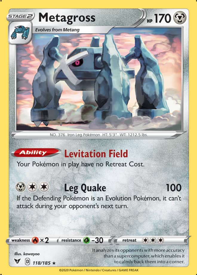 Metagross - Vivid Voltage 118/185 - Rare