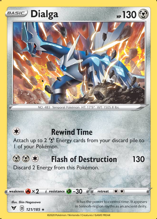 Dialga - Vivid Voltage 121/185 - Rare Holo