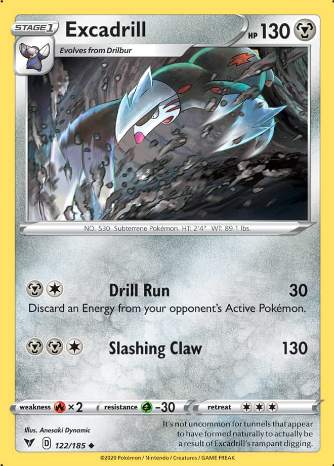 Excadrill - Vivid Voltage 122/185 - Uncommon