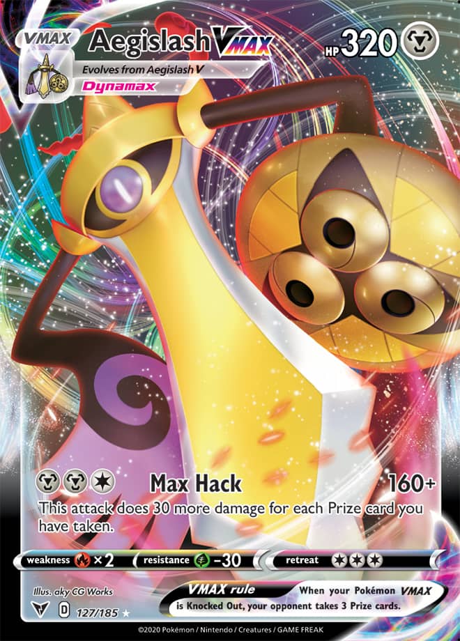 Aegislash VMAX - Vivid Voltage 127/185 - Ultra Rare