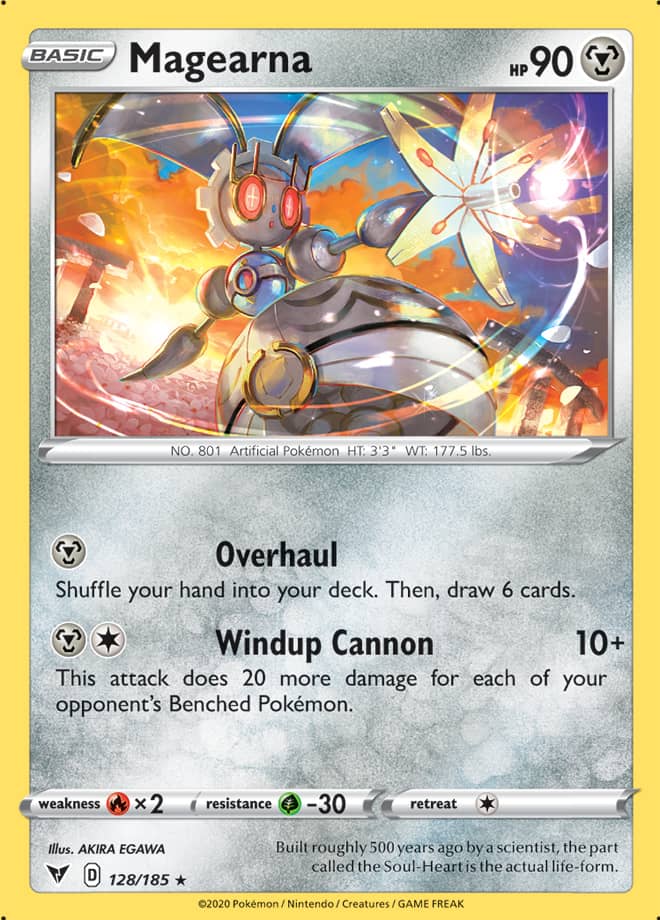 Magearna - Vivid Voltage 128/185 - Rare Holo