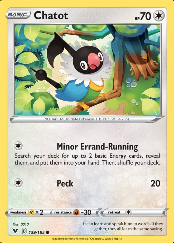 Chatot - Vivid Voltage 139/185 - Common