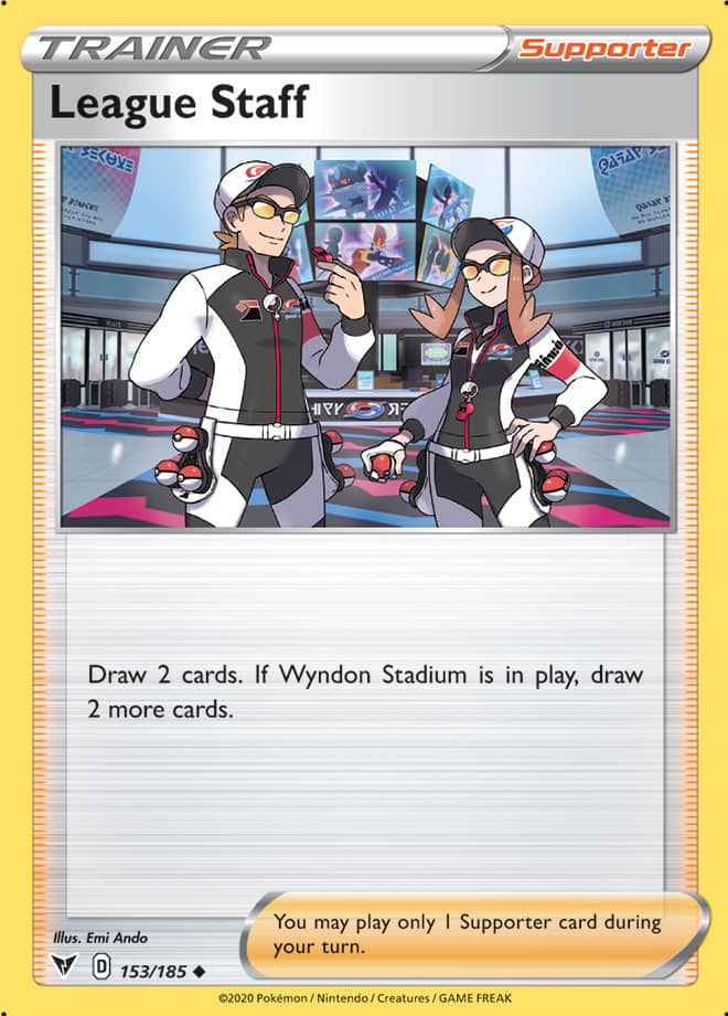 League Staff - Vivid Voltage 153/185 - Uncommon