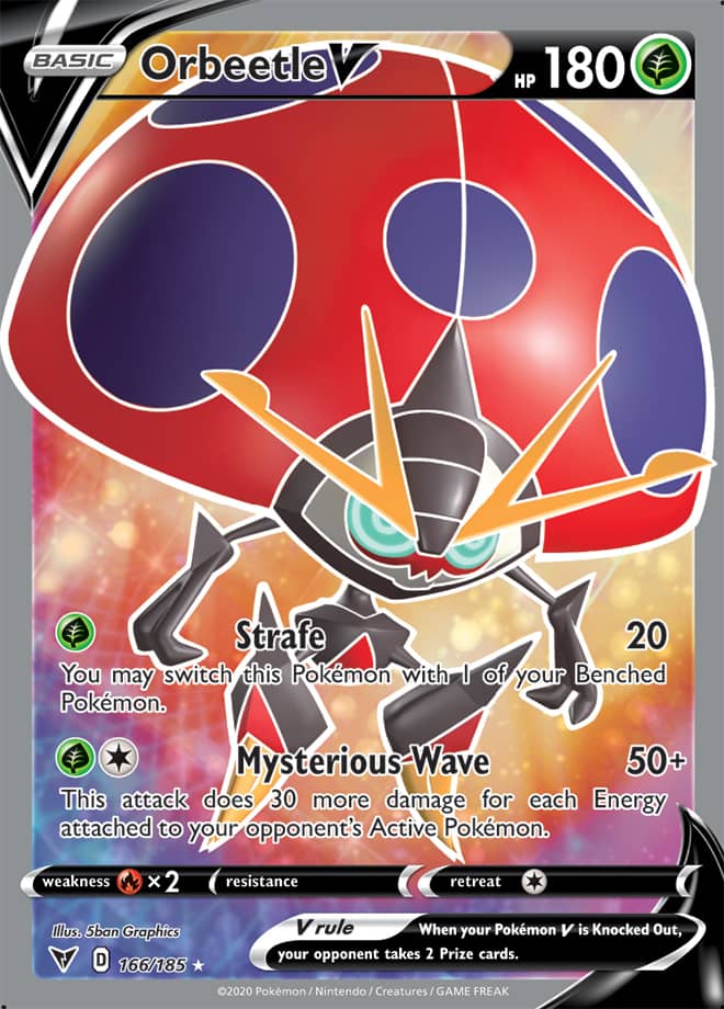 Orbeetle V - Vivid Voltage 166/185 - Full Art