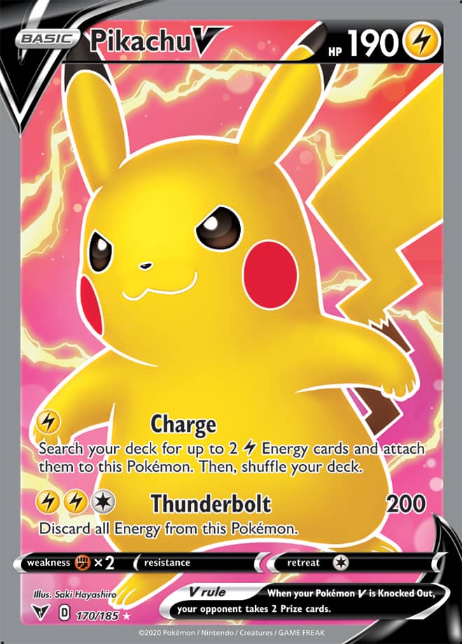 Pikachu V - Vivid Voltage 170/185 - Full Art