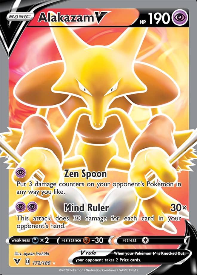 Alakazam V - Vivid Voltage 172/185 - Full Art