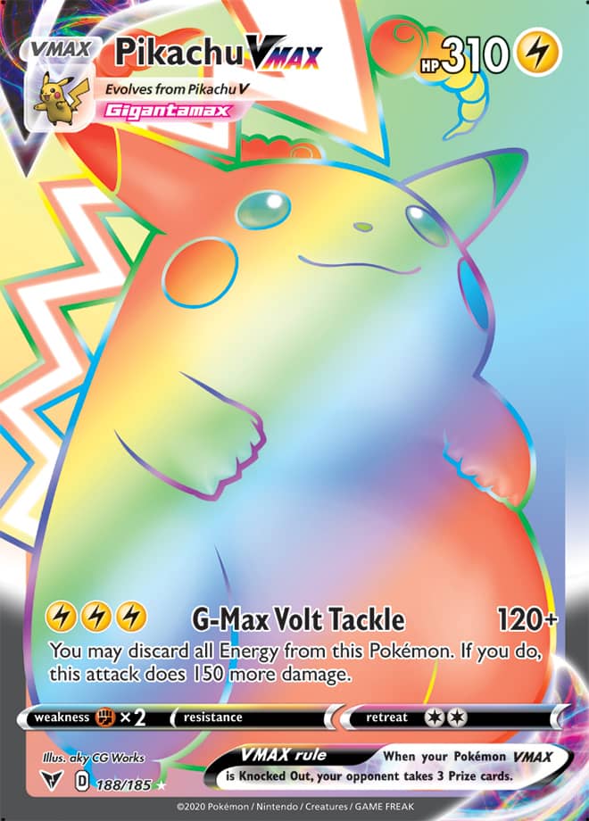 Pikachu VMAX - Vivid Voltage 188/185 - Secret Rare