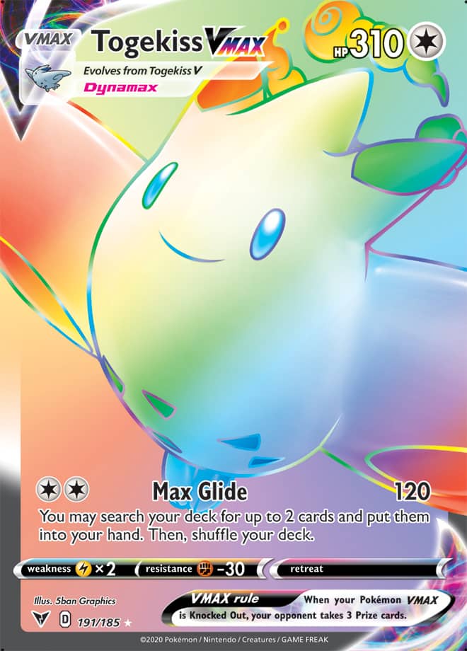 Togekiss VMAX - Vivid Voltage 191/185 - Secret Rare