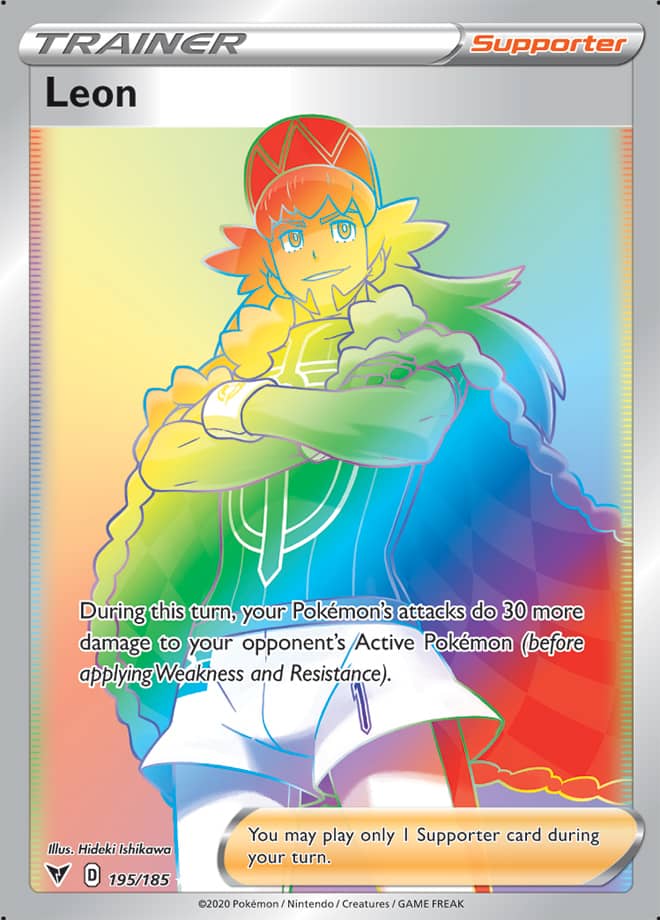 Leon - Vivid Voltage 195/185 - Secret Rare