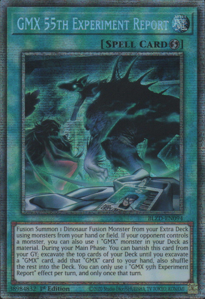 GMX 55th Experiment Report - BLZD-EN094 - 1st Edition - Starlight Rare