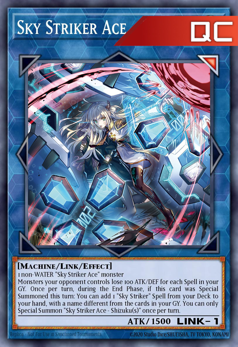 Sky Striker Ace - Shizuku (Alternate Art) - RA03-EN043 - 1st Edition - Quarter Century Secret Rare