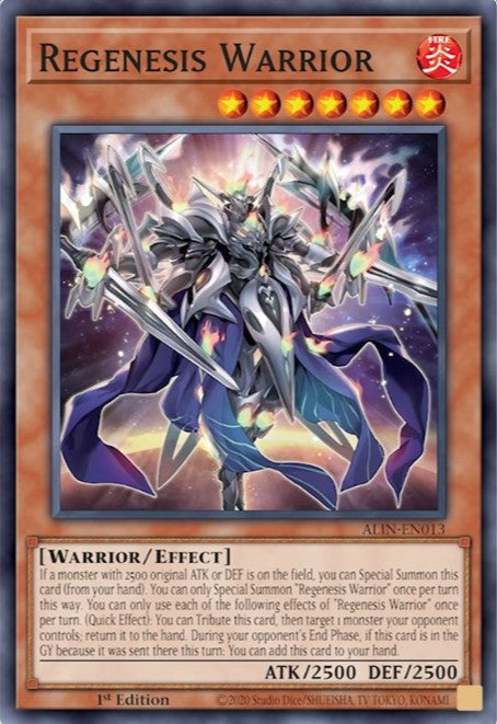 Regenesis Warrior - ALIN-EN013 - 1st Edition - Common