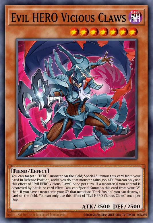 Evil HERO Vicious Claws - ALIN-EN005 - 1st Edition - Common