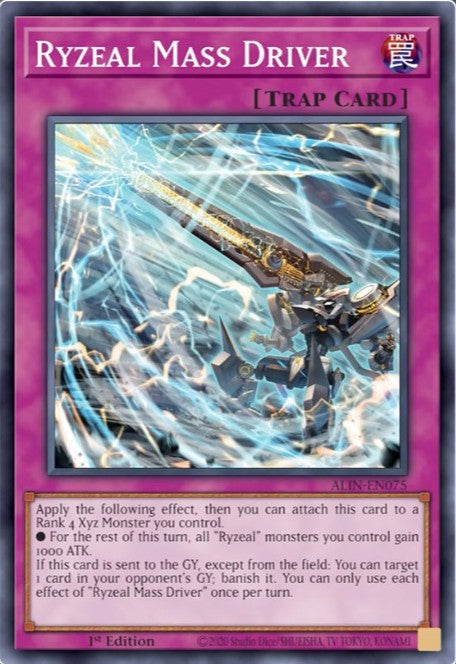 Ryzeal Mass Driver - ALIN-EN075 - 1st Edition - Common