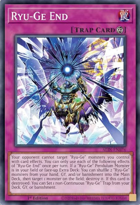 Ryu-Ge End - ALIN-EN076 - 1st Edition - Common