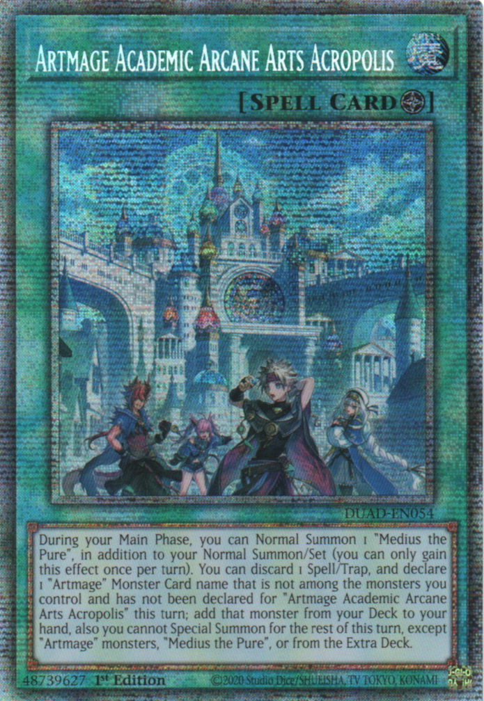 Artmage Academic Arcane Arts Acropolis - DUAD-EN054 - 1st Edition - Starlight Rare