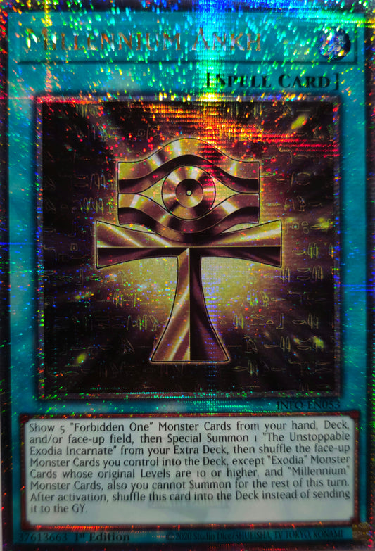 Millennium Ankh - INFO-EN053 - 1st Edition - Quarter Century Secret Rare