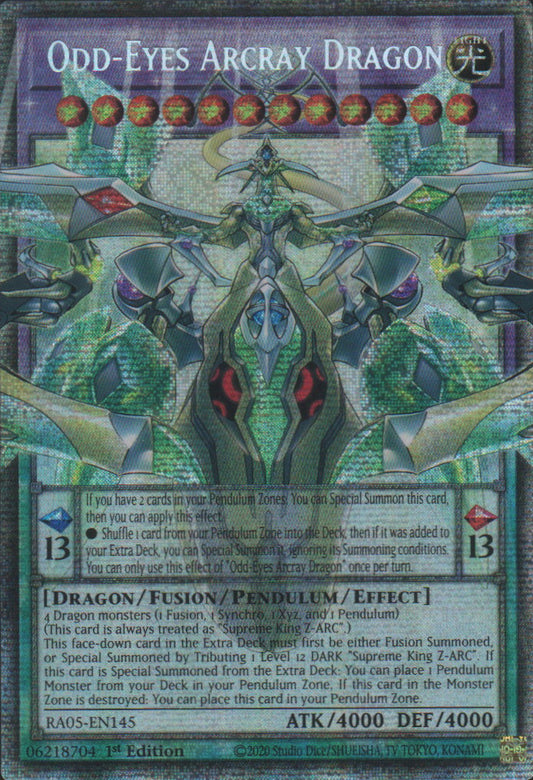 Odd-Eyes Arcray Dragon (Extended Art) - RA05-EN145 - 1st Edition - Starlight Rare