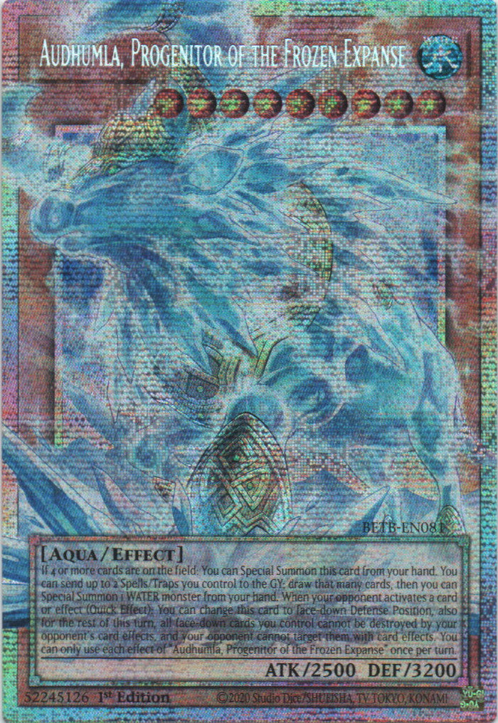 Audhumla, Progenitor of the Frozen Expanse (extended art) - BETB-EN081 - 1st Edition - Starlight Rare