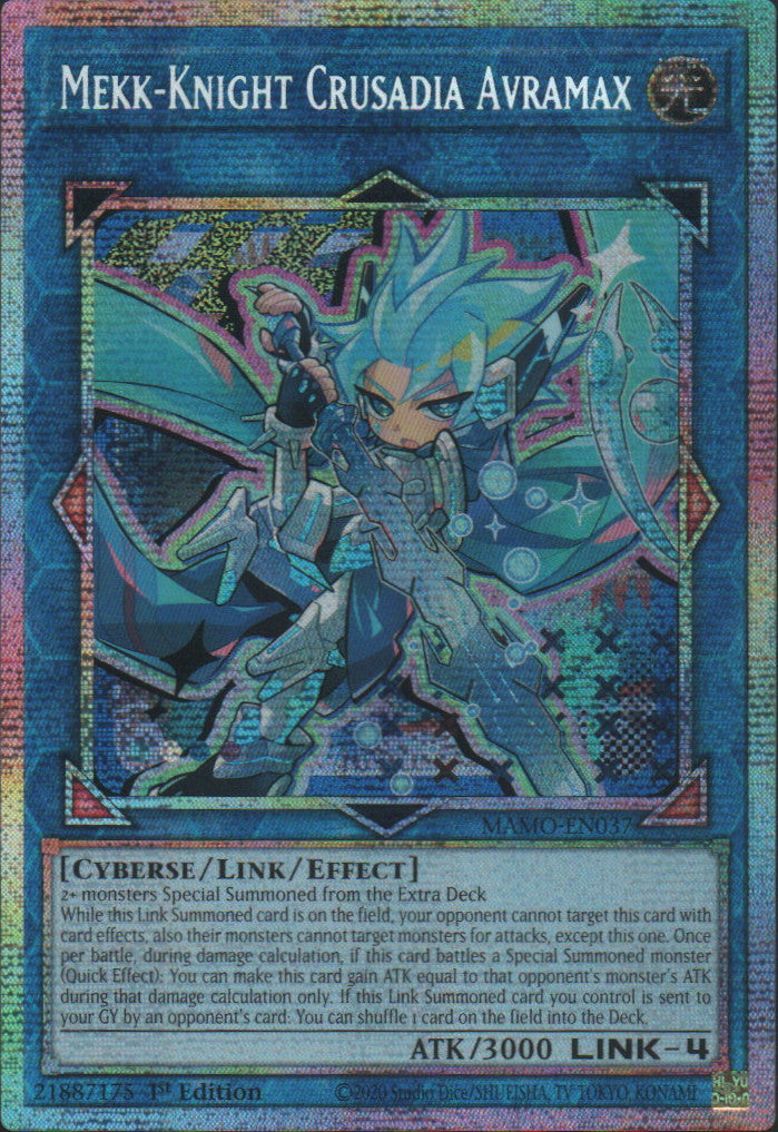 Mekk-Knight Crusadia Avramax - MAMO-EN037 - 1st Edition - Starlight Rare
