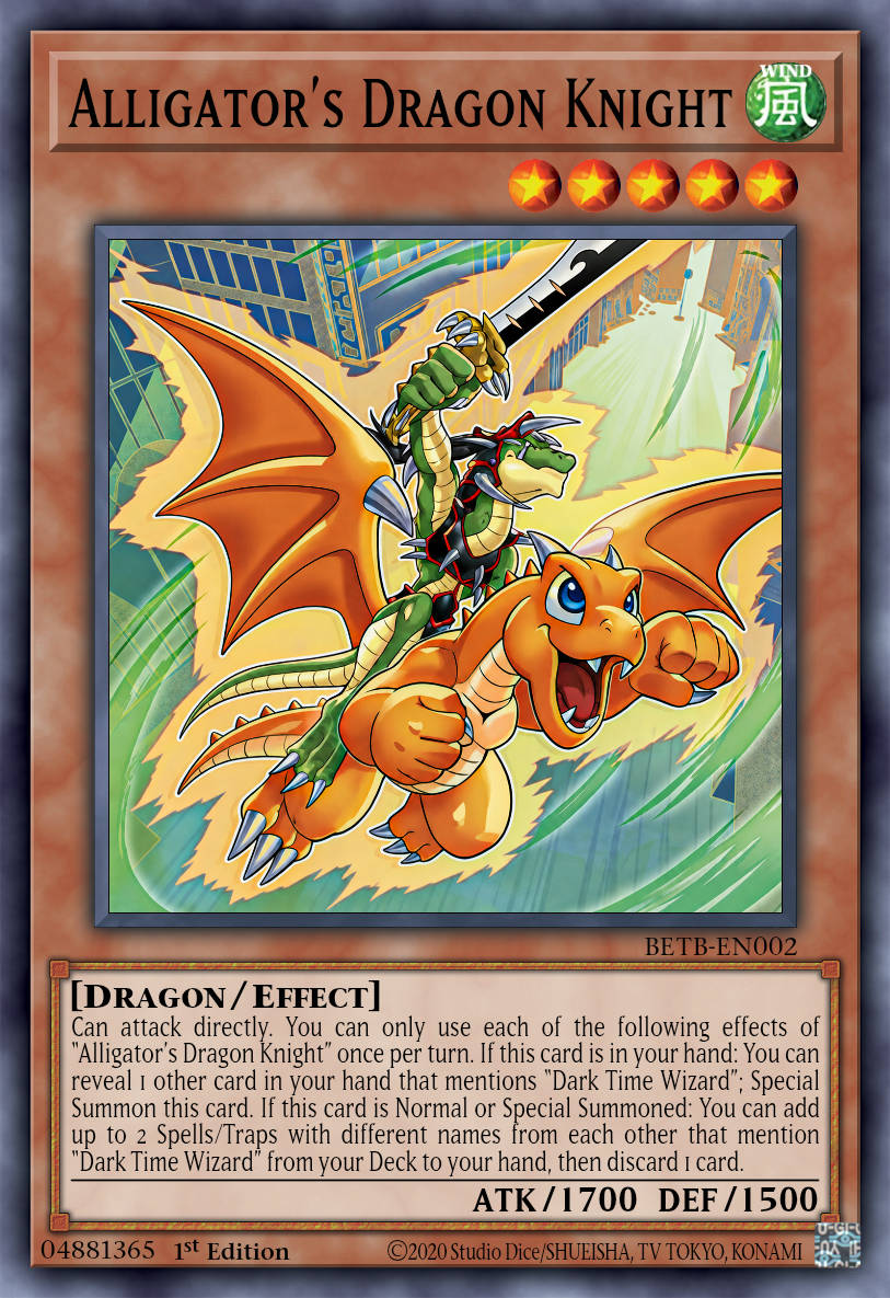 Alligator's Dragon Knight - BETB-EN002 - 1st Edition - Common