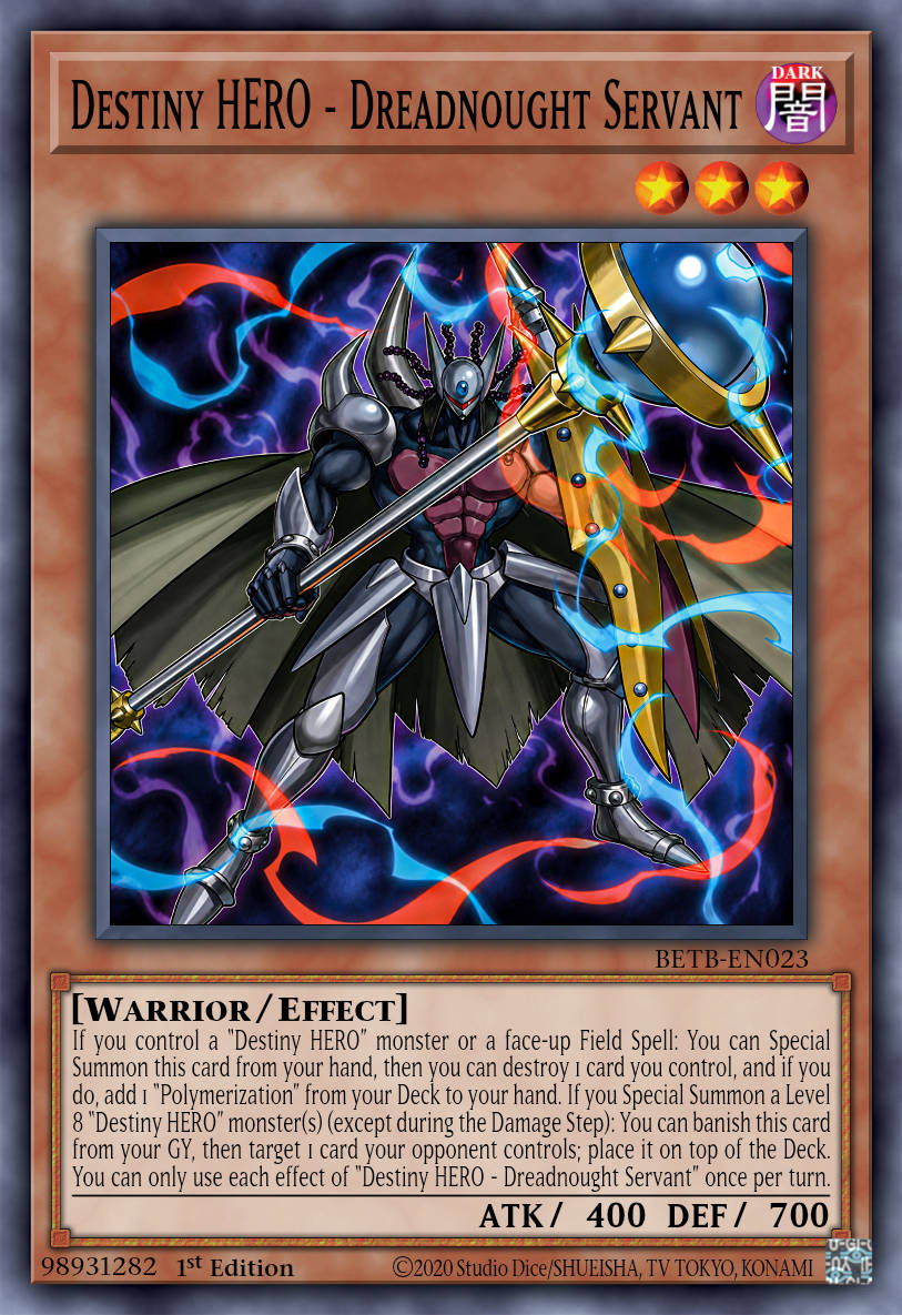 Destiny HERO - Dreadnought Servant - BETB-EN023 - 1st Edition - Common