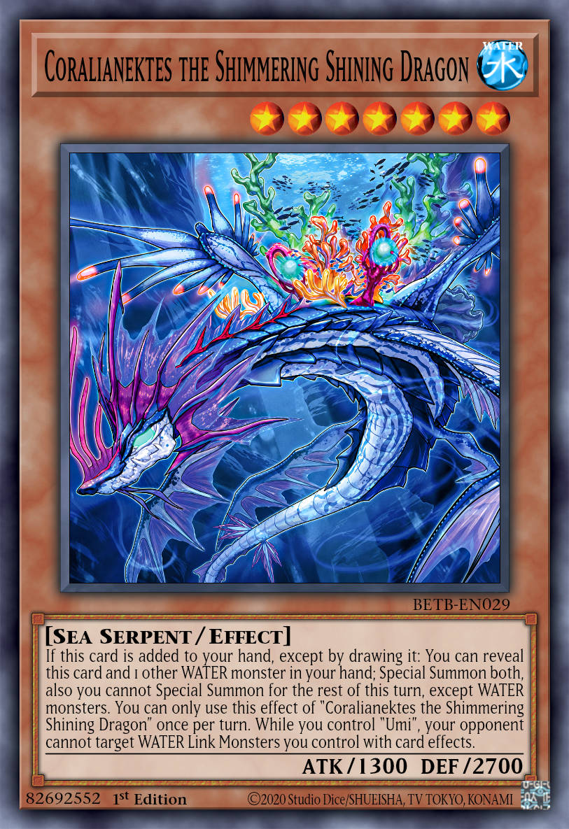 Coralianectes, the Luminous Cradle Dragon - BETB-EN029 - 1st Edition - Common