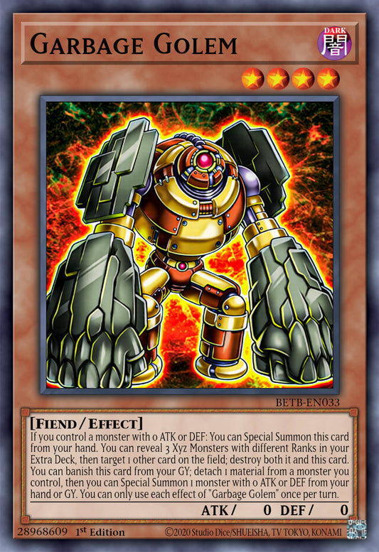 Garbage Golem - BETB-EN033 - 1st Edition - Common