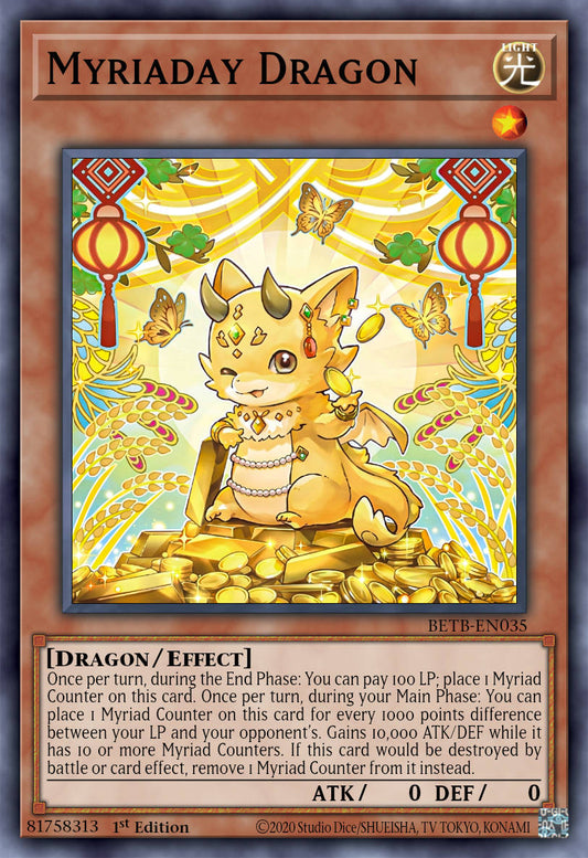 Myriaday Dragon - BETB-EN035 - 1st Edition - Common