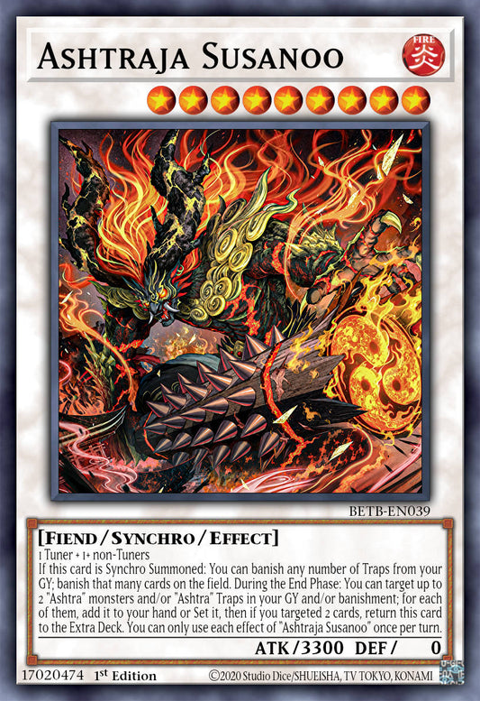 Ashtraja Susanoo - BETB-EN039 - 1st Edition - Super Rare