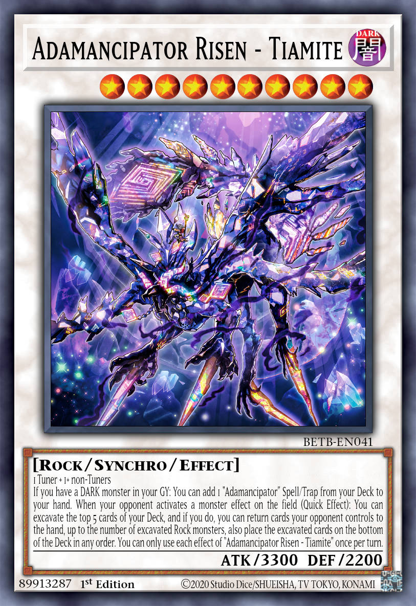 Adamancipator Risen - Tiamite - BETB-EN041 - 1st Edition - Common